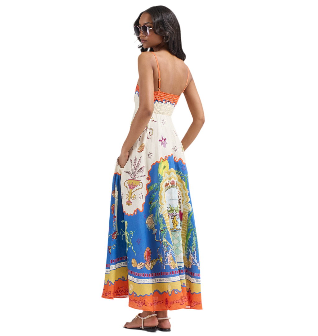Greek Blue Sundress