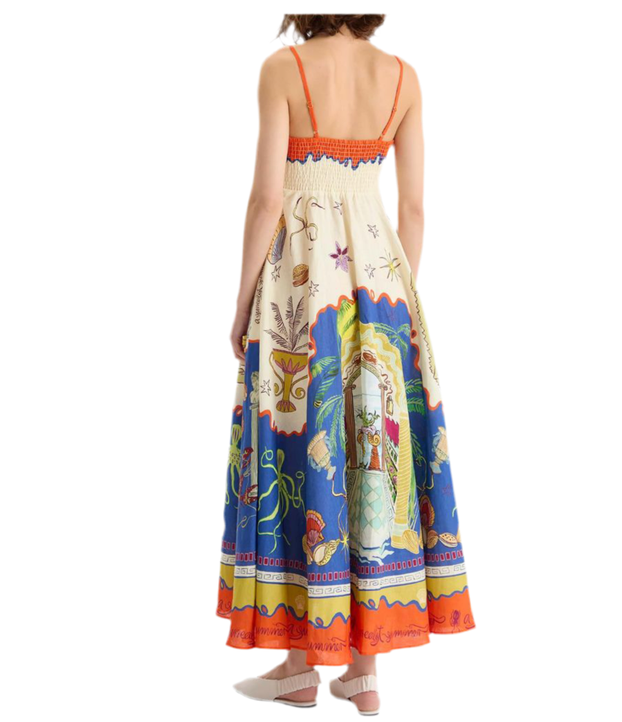 Greek Blue Sundress