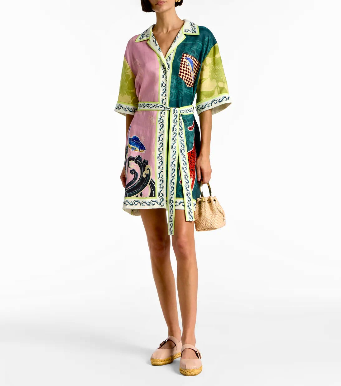 Preppy Mini Shirt Dress