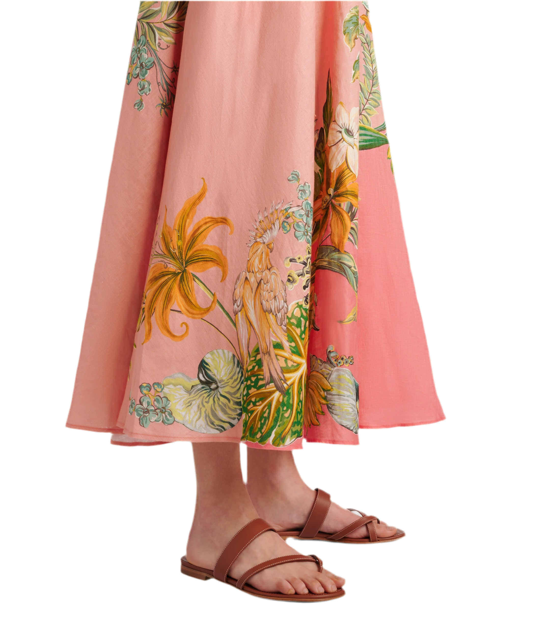 Floral Sundress Coral