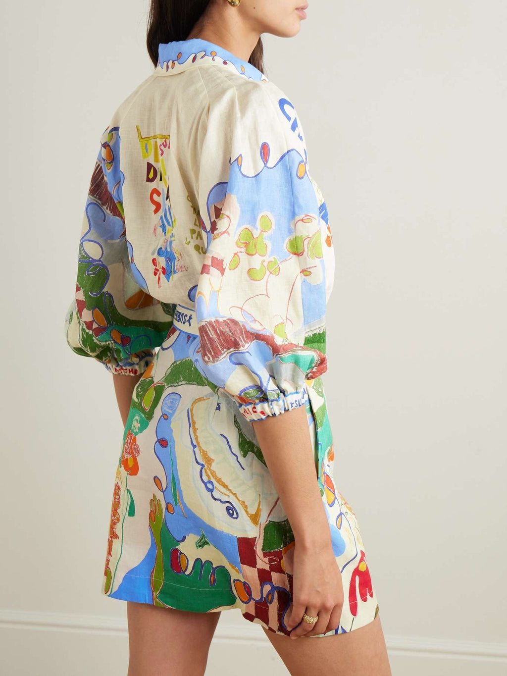 Unique Mini Shirt Dress