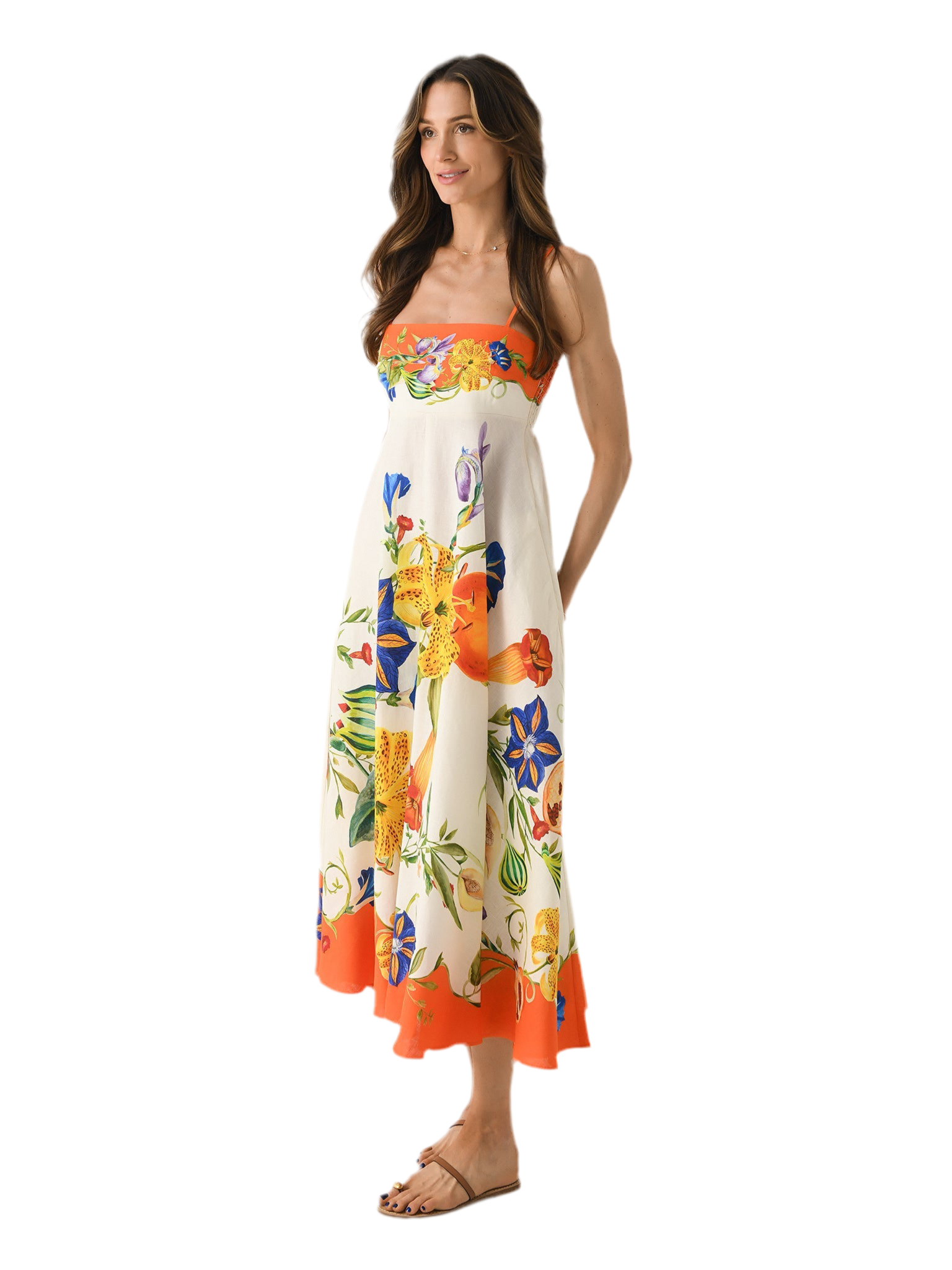 Fruit Sundress Orange