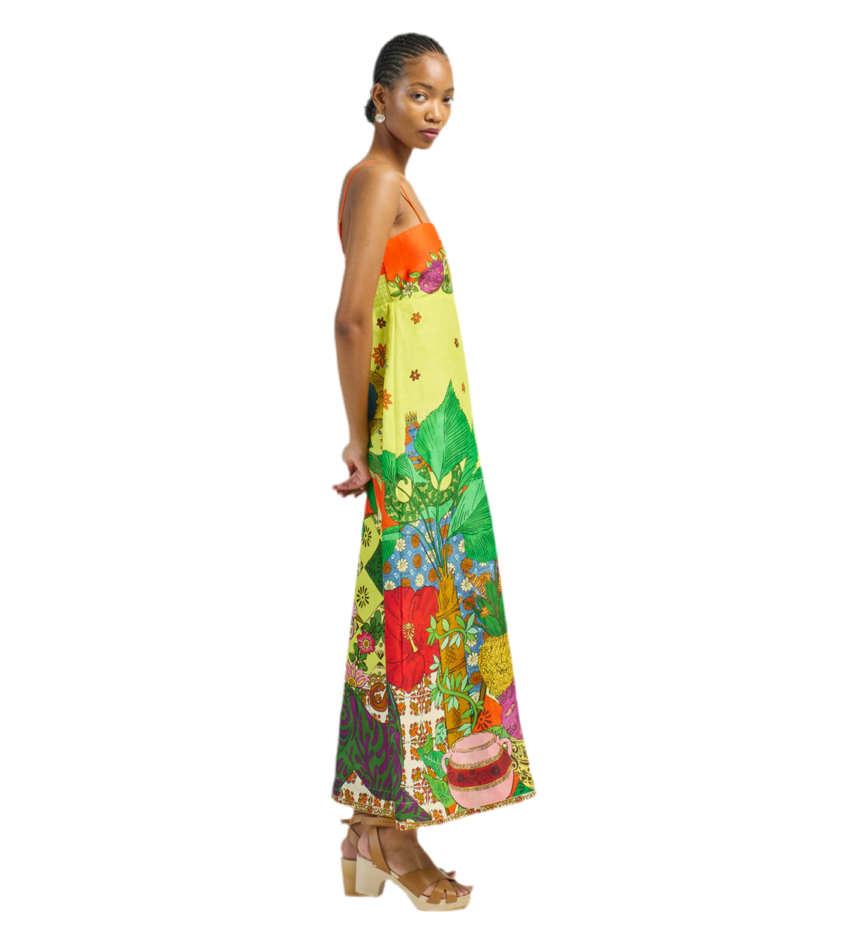 Jungle Slim Sundress Yellow