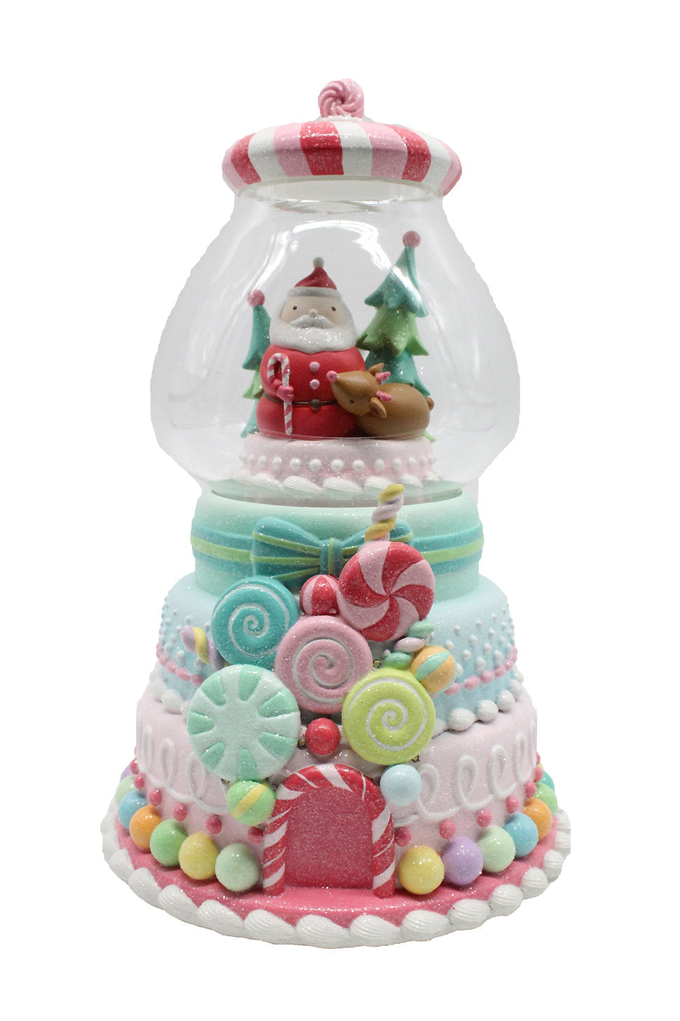 Candy Machine with Santa Figurine