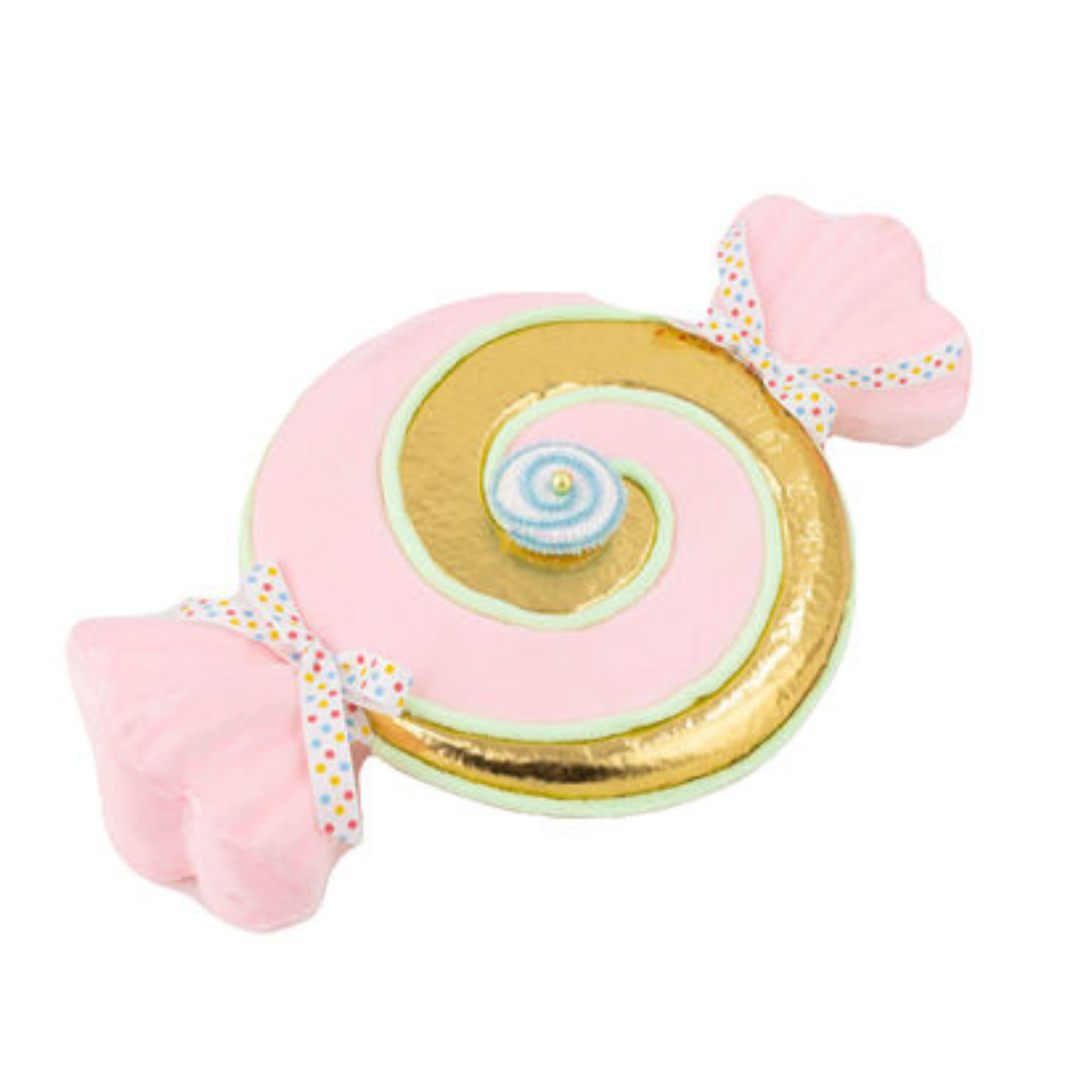 Candy Wrapper Pink / Gold Swirl