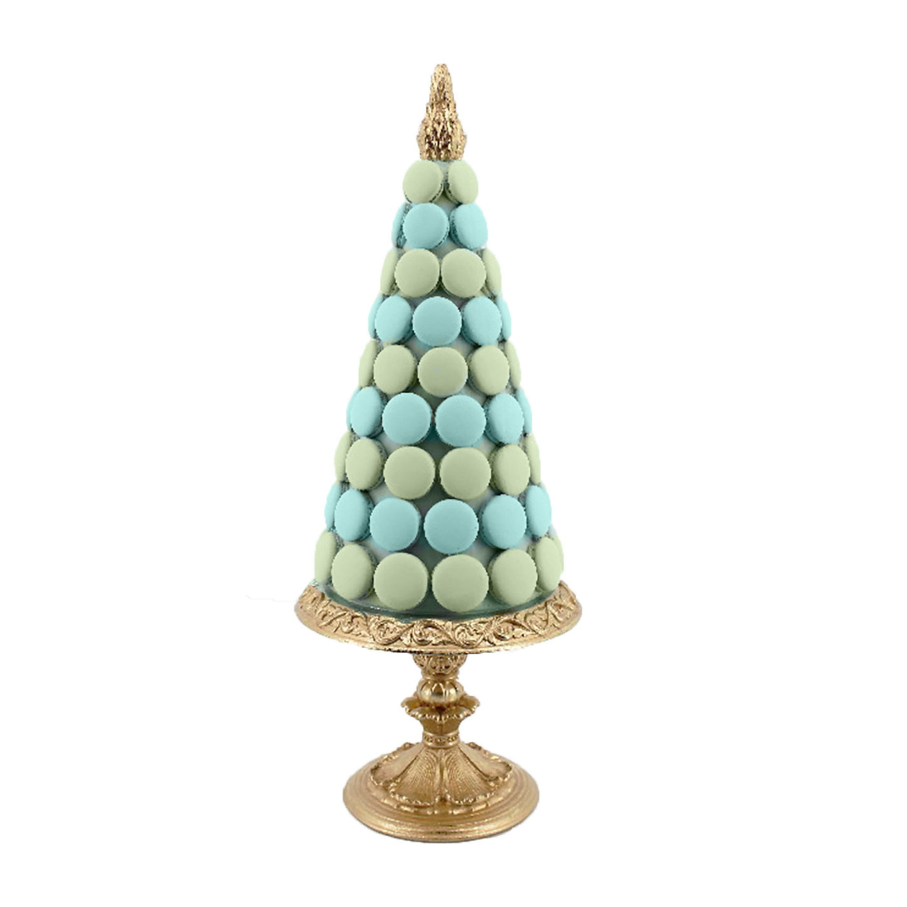 Blue and Green Macaron Tree
